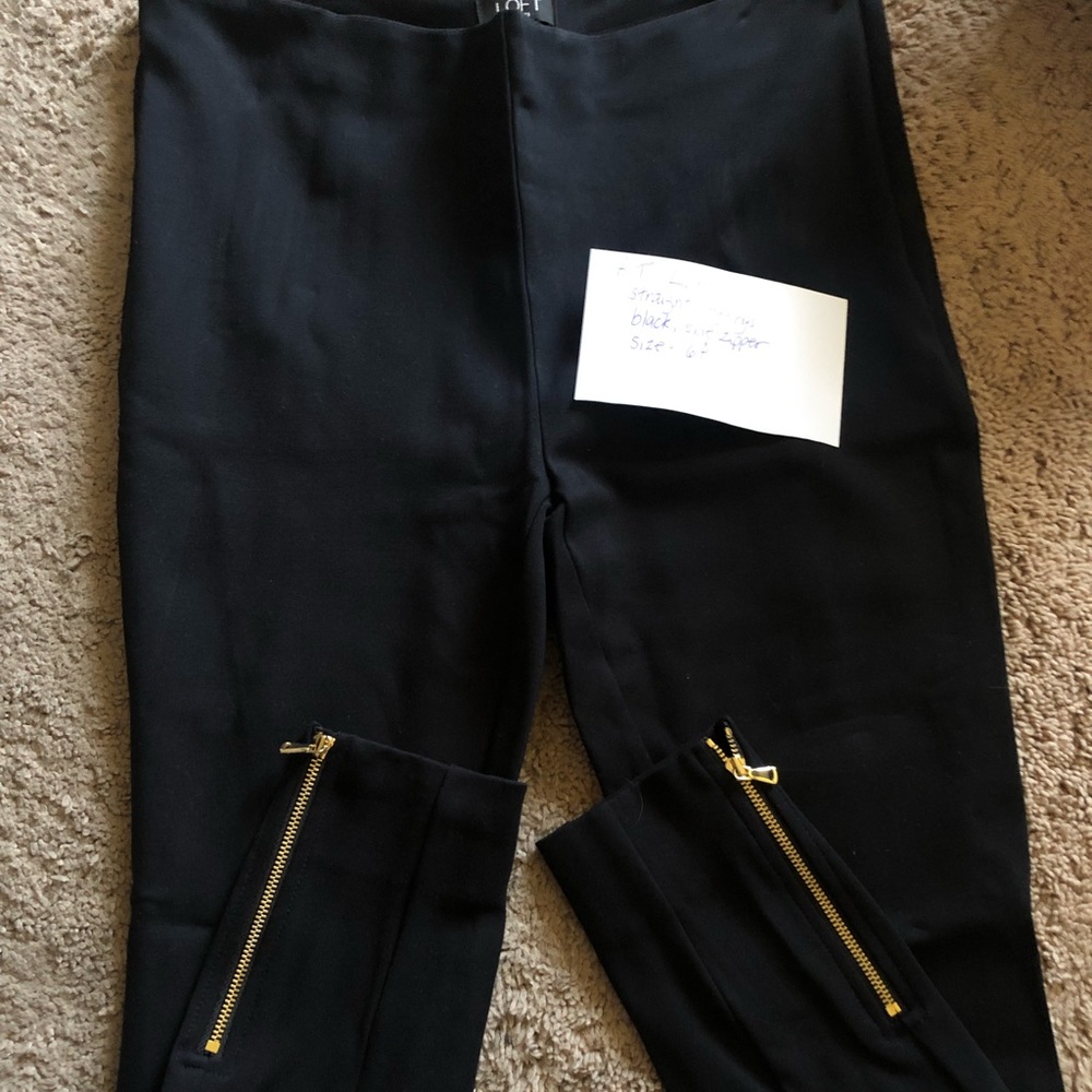 LOFT 6P Legging with zipper detail